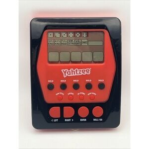 Yahtzee Electronic Handheld Digital Game 2012 Hasbro A2125 Tested/Working